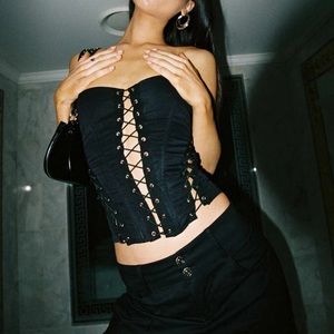 Princess Polly Eden Lace Up Corset - NWOT